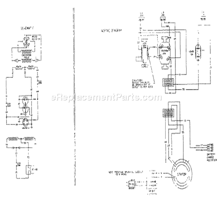 Page B Diagram and Parts List for 9434-0  Briggs and Stratton Generator